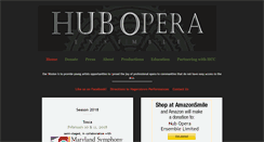 Desktop Screenshot of huboperaensemble.org